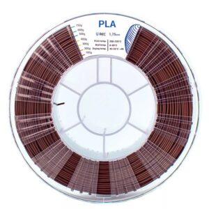 Фото PLA пластик для 3D принтера REC коричневый 1.75 1 кг