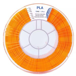 Фото PLA пластик для 3D принтера REC оранжевый 1.75 1 кг