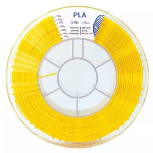 Фото PLA пластик для 3D принтера REC желтый 1.75 1 кг