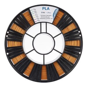 Фото PLA пластик для 3D принтера REC золотистый 1.75 1 кг