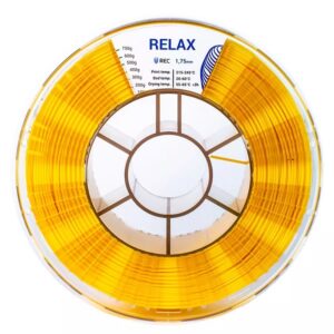 Фото RELAX пластик для 3D принтера REC желтый 1.75 750 гр