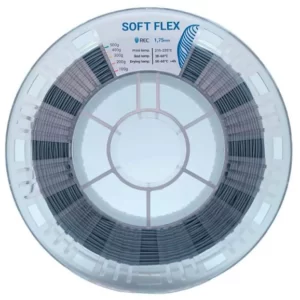 Фото Soft Flex пластик для 3D принтера REC серебристый 1.75
