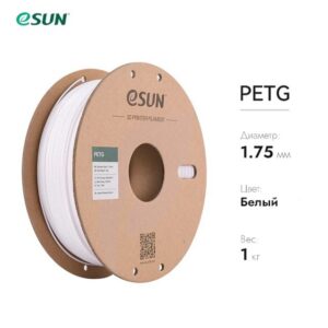 Фото Пластик для 3D принтера eSUN PETG белый 1.75 мм